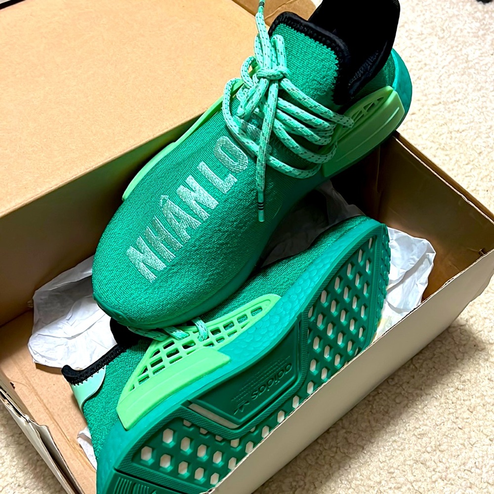 Adidas x Pharrell Williams HU Green NMD’s